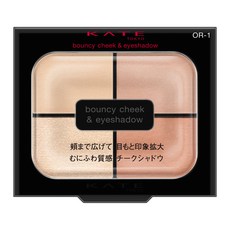 KATE 凱婷 嫩顏澎澎眼頰盤 OR-1, 柔霧杏桃, 1件