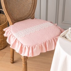 蕾絲荷葉邊椅墊