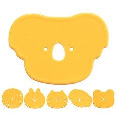 ade.l 動物造型矽膠杯墊 6入組, 起司