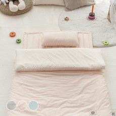 Yesbedding 韓國製造孩童午睡被+枕頭基本組, 珊瑚粉色