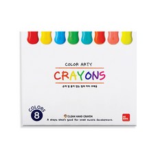 미소로 10000 컬러아티 크레용 2230, 8색, 1개