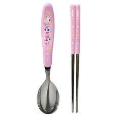 LE BARN 兒童許願貓基本款湯匙筷子組, 1組, YP7002, 勺子+筷子