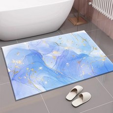 Witherhome 水彩畫展地墊, 藍色