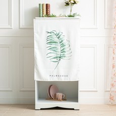 JSMOM 簡易魔鬼氈遮光迷你窗簾, 12.棕櫚葉