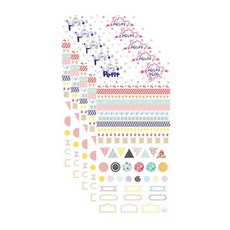 쁘띠팬시 다이어리 스티커 DA53, 포인트데코(DA5353), 5개