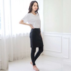 에이원패션 국내생산 에이원 여성용 기모 반롱 스커트 9부 타이즈 F 906