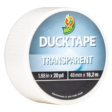 Duck Tape DUCK 透明強力黏膠透明色 48mm x 18m, 1個