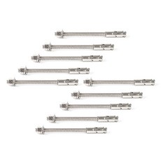 ETSHOP 套裝壁虎 不鏽鋼, 10個