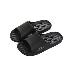 THE ZAKKA 柔墊防滑浴室拖鞋, 黑色, 1組