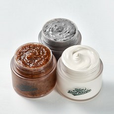 Mom's Bath Recipe 水洗式保濕舒緩精華面膜 豆漿款+黑芝麻款+紅豆款, 1組