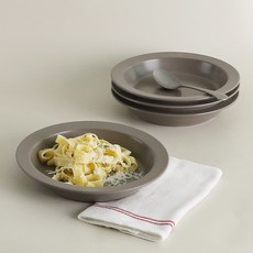 로코리빙 바이림 義大利麵碗, 4個, 深棕色