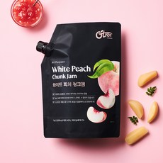 Otree 白桃果肉果醬, 1kg, 1個