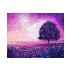Play about Purple Field DIY 傑作繪畫套組 40 x 50cm, 混合顏色
