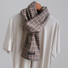 Vavisoo Ako 刷毛棉質格紋圍巾