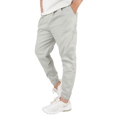 自由風格 男士亞麻束口褲