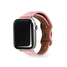 EGARDEN Apple Watch 皮革錶帶 Slim 42/44/45mm, 粉色