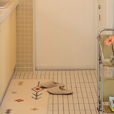 maatila 幾何圖案絨毛地墊, 混色