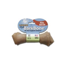 BarkBone 尼龍皮膠真培根味中號狗刷毛玩具 S, 棕色的, 1個