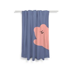 소녀소녀한 분위기로 변신 세탁기 선반 신발장 커튼