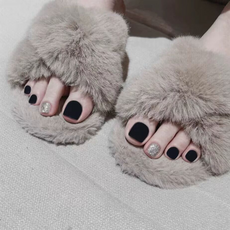 BtoWin Bandidol 美型足部美甲貼 J14 黑色閃光, 1個, 混合顏色