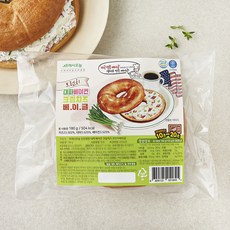 프레시오늘 대파베이컨 크림치즈 브런치 베이글, 180g, 1개입, 1개