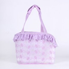 Lanboer 寵物蕾絲外出提籠, 紫色