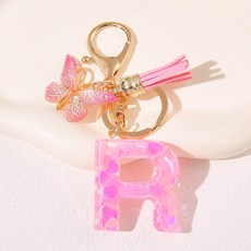 ING Market 粉紅粉紅可愛字母商品掛飾, 1個, R