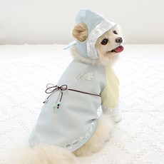 ITS DOG 狗狗世溫王子韓服, 藍色, 1個