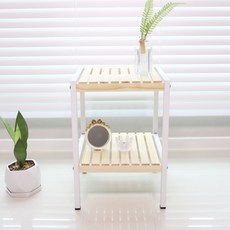 鐵製收納架, 白色