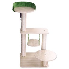 Petrong貓咪82貓抓板, 象牙色+綠色, 1個