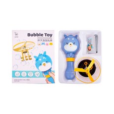 泡泡玩具肥皂泡泡 直升機, 藍色, 1個