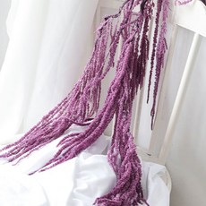 Sonio 永生花 柔軟長柳枝花束, 04 紫色