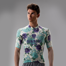 BIANCHI COW BOY Lifestyle Gravel 花卉圖案短袖車衣