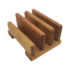 Holin柚木原木砧板架, 混色, 1個