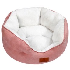 반려동물 둥둥펫 폭신 볼륨 방석, 핑크, 1개