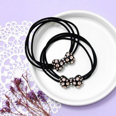 Bidankil Maina 水鑽緞帶髮圈 2入