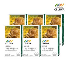CELTIVA 綠蜂膠補充膠囊 60顆入, 6罐, 30g