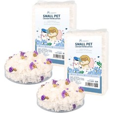 몬스펫 스몰펫 햄스터 종이 톱밥 물망초, 450g, 2개