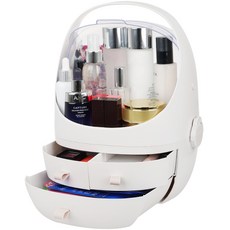 생활공식 커버형 4단 화장품 정리대, 1개