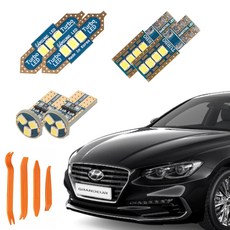 CARTEM 車用 Luna LED 室內燈+拆卸工具 全套組合, 1套, 現代 Grandeur IG 2016年 11月~2019年 12月
