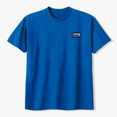 하이후 오각 USN 라운드 17수 통기성 반팔티