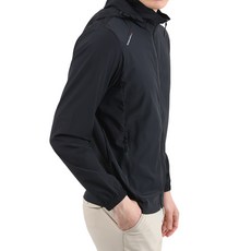 男款可拆卸連帽彈性防風夾克 YXR701