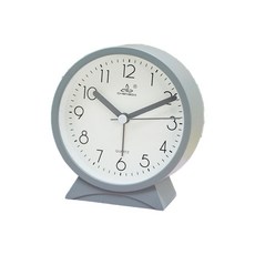 하이어리 심플 원형 미니 탁상시계, 5 그레이