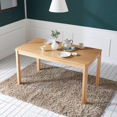 삼익가구 포레 원목 식탁 테이블 방문설치, 내추럴, 4인용