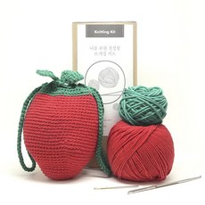 Mellowstory Stationery 草莓收納包編織套組, 1個, 混色