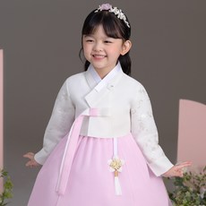 TheyeHanbok 女童款869粉色韓服套裝