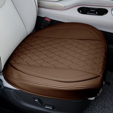 DAEHAN AUTOMOBILE 車用皮革座椅全包覆前座坐墊 AIR-SITCB, 哈瓦那棕色, 1個
