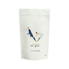 COFFEE LIBRE Bad Blood中淺烘焙綜合咖啡豆, 200g, 1包, 未研磨
