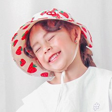 BABYBLEE 女童香甜莓果遮陽漁夫帽