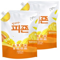 碧珍 高級衣物香氛柔軟精補充包, 2.3L, 2包